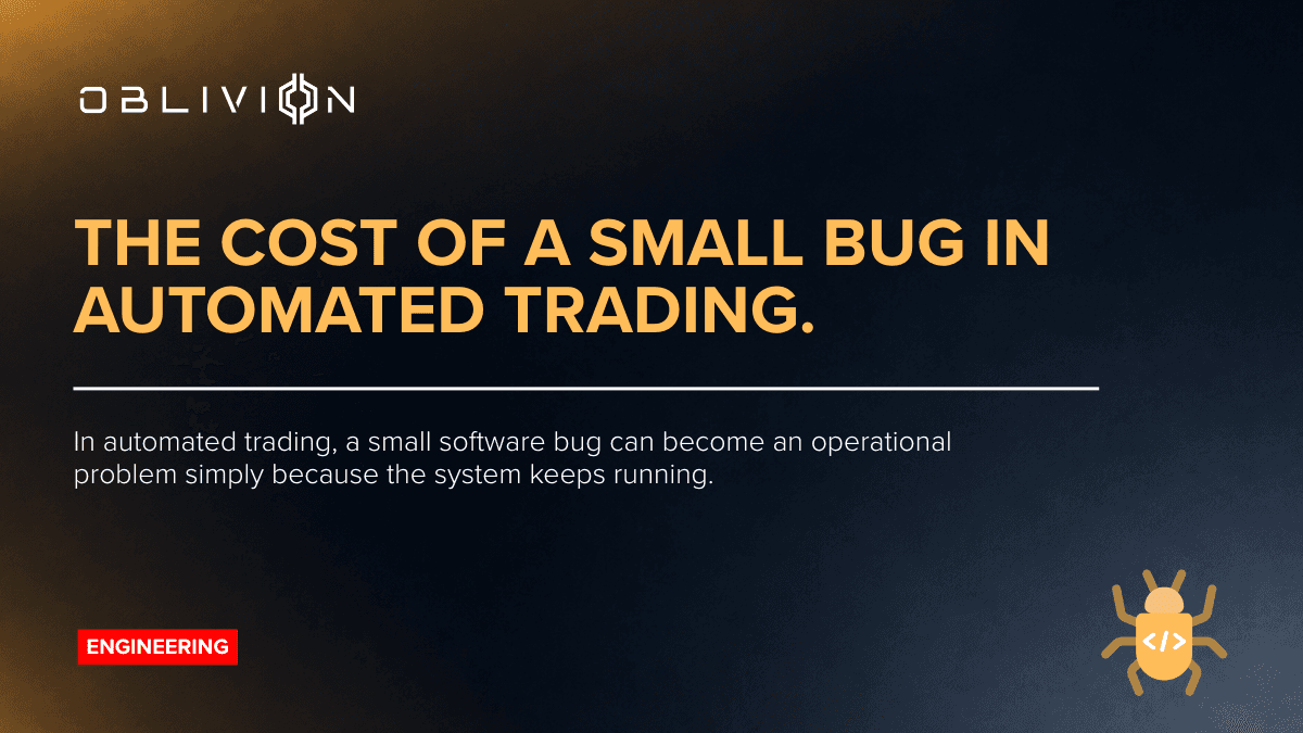 The cost of a small bug in automated trading