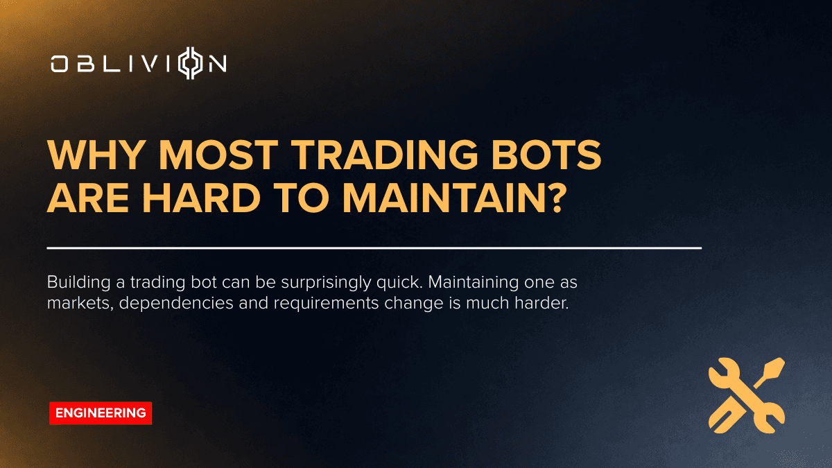 Why most trading bots are hard to maintain